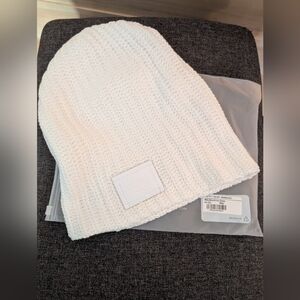 Love Your Melon Ivory Knit Beanie